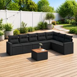 Affordable Comfort: 8-Piece Outdoor Lounge Sofa Set