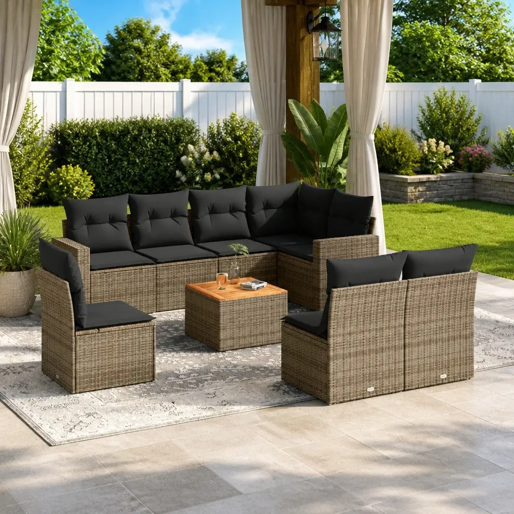 9-Piece Garden Sofa Set