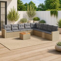 Comfortable and Valuable 10-Piece Garden Sofa Set