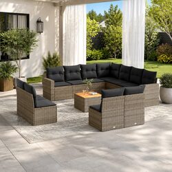 Comfortable 12-Piece Garden Sofa Set for Outdoor Use