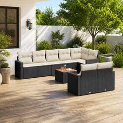 Comfort and Value in a 9-Piece Garden Sofa Set