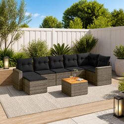 Reliable and Stylish 8 Piece Outdoor Sofa Set
