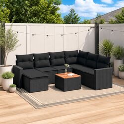 Value-Driven 8 Piece Garden Sofa Set with Cushions