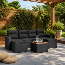 Comfortable 7 Piece Outdoor Sofa Set with Practical Design