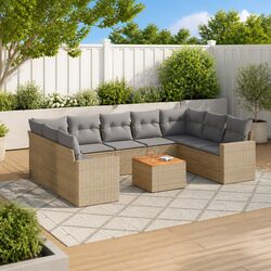 Reliable 10-Piece Outdoor Sofa Set with Comfort