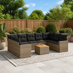 Comfort and Value in a 10-Piece Outdoor Sofa Set
