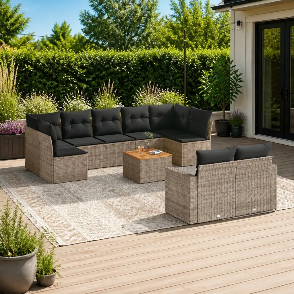 10-Piece Outdoor Sofa Set