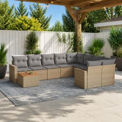 Practical 10-Piece Outdoor Sofa Set with Comfort and Value