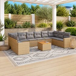 Comfortable 11 Piece Outdoor Sofa Set for Relaxation