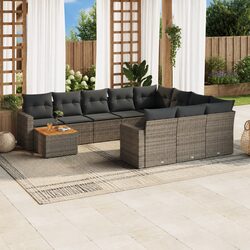 Reliable 11-Piece Garden Sofa Set with Comfortable Design
