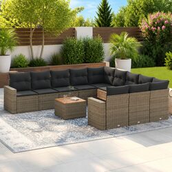 Comfortable 12-Piece Garden Sofa Set for Outdoor Use