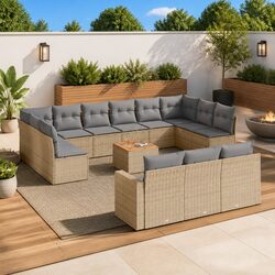 Comfort and Value Combined: 14 Piece Outdoor Sofa Set