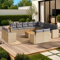 Comfort and Value in a 14-Piece Outdoor Sofa Set