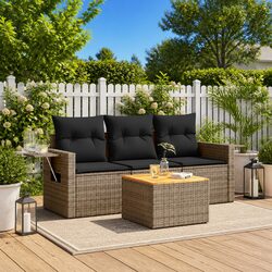 Value-Driven 4-Piece Outdoor Sectional Sofa Set
