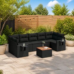 Reliable 8 Piece Outdoor Sectional Sofa Set with Practical Features