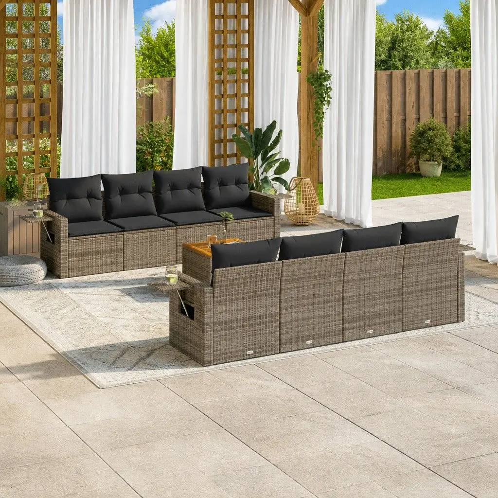 Grey Outdoor Sectional Sofa Set