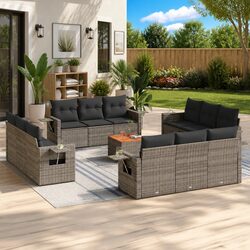 Value-Driven 13-Piece Outdoor Sofa Set for Comfort