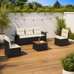 Comfortable and Versatile 6-Piece Outdoor Sofa Set