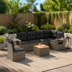 Comfortable and Practical 7 Piece Garden Sofa Set