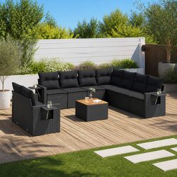 Reliable 10-Piece Outdoor Sofa Set for Comfort and Style