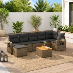 Comfortable and Durable 8 Piece Garden Sofa Set