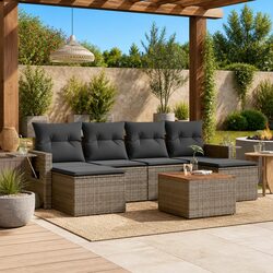 Practical and Stylish 7 Piece Outdoor Sofa Set