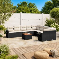 Comfort Meets Value in 11-Piece Garden Sofa Set