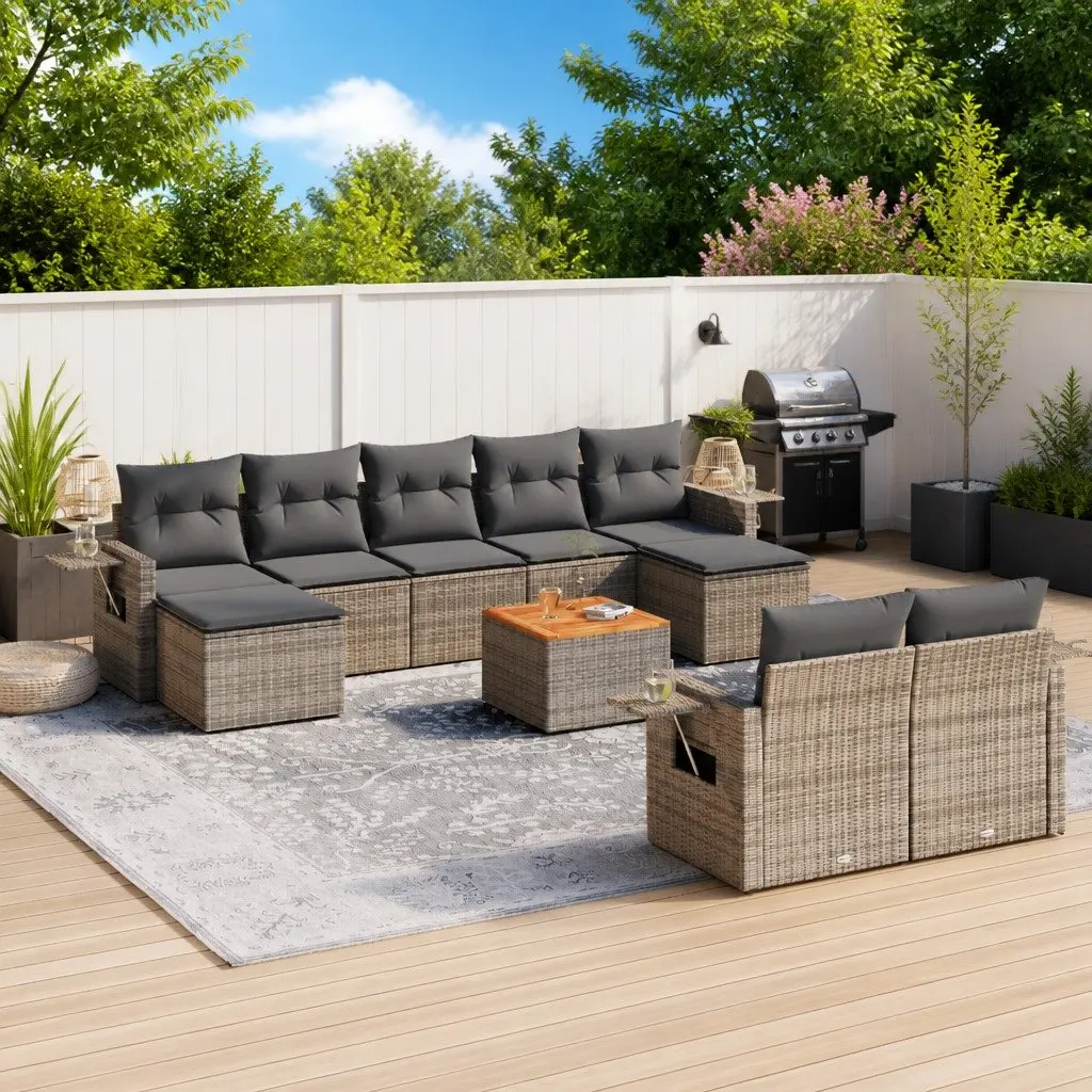 10-Piece Outdoor Sofa Set