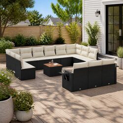 Reliable 14 Piece Outdoor Sofa Set for Your Home
