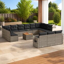 Warm and Versatile 14-Piece Garden Sofa Set