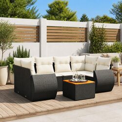 Comfortable 7 Piece Garden Sofa Set with Quality Materials