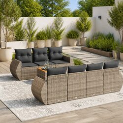Comfortable and Practical 8 Piece Garden Sofa Set