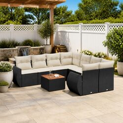 Comforting 9-Piece Garden Sofa Set for Quality Time Outdoors
