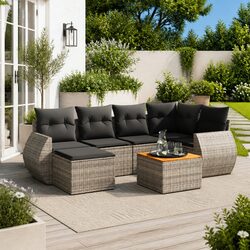 Comfortable 7 Piece Outdoor Sofa Set for Relaxation