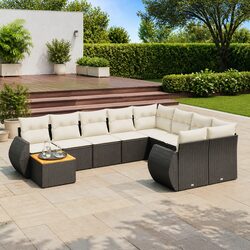 Comfortable and Valuable 10 Piece Garden Sofa Set