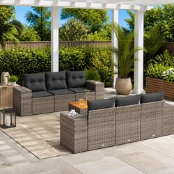 Comfortable and Reliable 7 Piece Garden Sofa Set