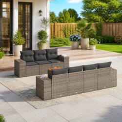 8-Piece Garden Sofa Set: Practical Comfort for Outdoors