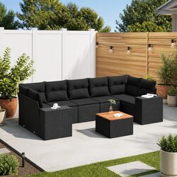 Value and Comfort: 8-Piece Modular Garden Sofa Set