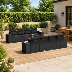 Comfortable and Practical 9 Piece Garden Sofa Set