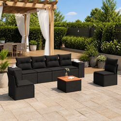 7 Piece Garden Sofa Set - Practical Comfort for Outdoor Living