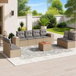 Comfortable and Stylish 9-Piece Outdoor Sofa Set