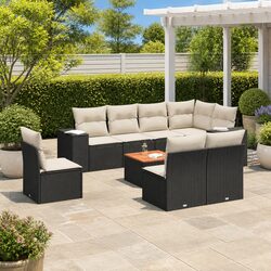 Comfortable and Reliable 9 Piece Garden Sofa Set