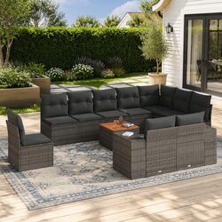Comfort and Value with 11 Piece Garden Sofa Set