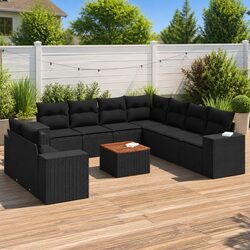 10 Piece Comfortable Outdoor Sofa Set for Relaxation
