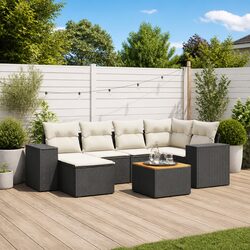 Warm and Reassuring 7 Piece Garden Sofa Set