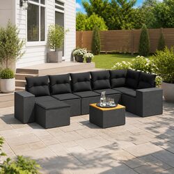 Reliable 8-Piece Outdoor Sofa Set for Comfort