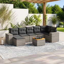 Quality 8-Piece Garden Sofa Set for Comfort and Style