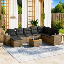 Comfortable and Durable 9-Piece Garden Sofa Set