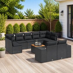 Comfortable and Affordable 10-Piece Garden Sofa Set