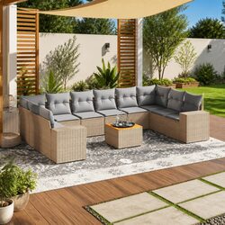 Comfortable and Practical 11 Piece Outdoor Sofa Set